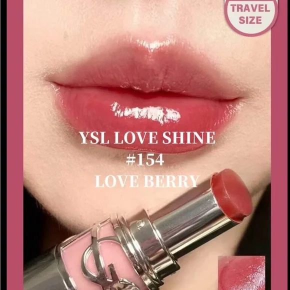 Yves Saint Laurent Love Shine Lipstick — Berry Pink Gloss - Picture 1 of 2